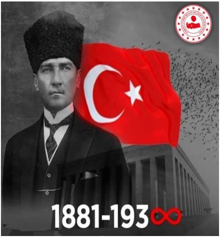 10 Kasım Atatürk'ü Anma Gününde Atatürk'ü Saygı ve Minnetle Anıyoruz.