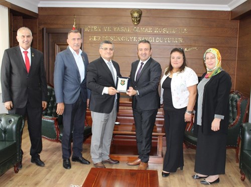 Türkiye Harp Malulü Gaziler Şehit Dul ve Yetimleri Derneği Bursa Şube Başkanı Metin ŞENOL ve Yönetim Kurulu Üyelerinden hayırlı olsun ziyareti
